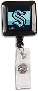 WinCraft NHL Seattle Kraken Retractable Badge Holder with Metal Rear Clip
