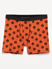 OLD NAVY MEN HALLOWEEN PUMPKINS SOFT WASHED BUILT-IN FLEX BOXER BRIEFS MEDIUM