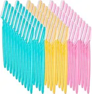 Pack of 60 Eyebrow Razors for Women, Eyebrow Shaper, Face Razor, Portable Exfoliating Face Razor, Multi-Purpose Razor for Face and Body