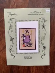 Imaginating "Wanda Witch" Diane Arthurs Cross Stitch Chart #1442 OOP 1988 Vtg