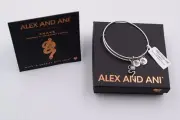 Authentic Alex & Ani Snake with Crystal Rafaelian Silver Charm Bangle MSRP $38!!