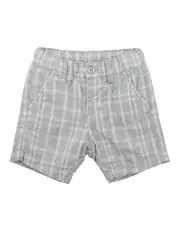 [Bebe by Minihaha] Jude Woven Check Shorts in Grey