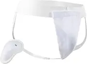 JIEBWCHA Boxing Groin Protector | Martial Arts Groin Protectors,Men Jockstrap, Fighting Supplies, Shock-Absorbing Athletic Supporters for Kids Adults Fighting Training