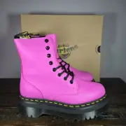 Dr. Doc Martens Jadon Womens Size 6 Platform Leather Combat Boots Thrift Pink