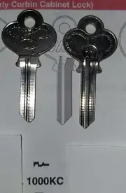 CCL, Corbin, Russwin, 1000KC, CO9, 80AA, Vintage Key Blank.