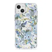 O-Case Mate Rifle Paper Case - MagSafe for iPhone 14 Plus - Garden Party Blue
