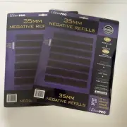 2 Ultra Pro 35mm Negative Sleeve Refills Hologram Acid Free 10 Pages 420 Slides