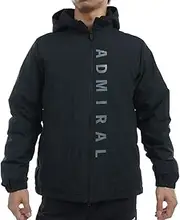 [Admiral] Golf ADMA486 Men's Lightweight Padded Hooded Jacket, Black, L