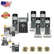 Advanced 5-Handset Cordless Phone with Bluetooth, Keypad & Big Backlit Screen