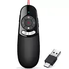 For PC Power Point Presentation Remote Wireless Presenter Laser Pointer Clicker