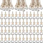 50PCS Car Hanging Diffuser Air Freshener Perfume Empty Bottle DIY Container AU
