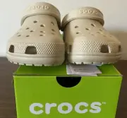 Crocs Classic Bone Ivory Men Unisex Casual Slip On Sandals Shoes 10001-2Y2 7/9