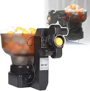 Table Tennis Robot(Does Not Include Ball) Automatic Ping Pong Ball Machine, 36 Different Spin Balls, Capacity of 110 Units Balls, with Remote Control, 7 Levels of Angle Adjustment