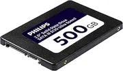 Philips Internal SSD 2.5 inch SATA III 500 GB S130 Ultra Speed, Read Speed up to 550 MB/s