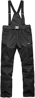 [Generic] xinyee Winter Warm Snow Pants Cold Weather Waterproof Skiing Pants Trousers with Removable Suspenders for Men Women Skiing Snowboarding Shoveling