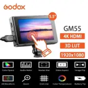 Godox GM55 5.5" 4K On Camera DSLR Field Monitor HDMI 3D LUT Touch Screen IPS FHD