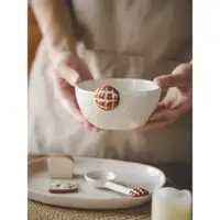 在飛比找ETMall東森購物網優惠-景德鎮創意手作陶瓷餐具可愛面包糕點盤早餐甜品碗日式卡通禮物