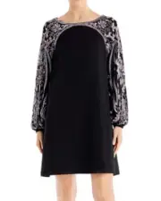 Aidan Mattox Embellished Mini Shift Dress 20A 549