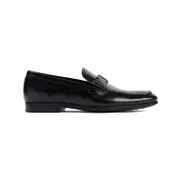 [Tod`S] Tod`S-Black Polished Leather Loafers-Uomo 7 UK