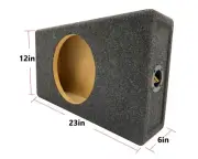 Car Audio Dual 10" Subwoofer Stereo Sub Box Speaker
