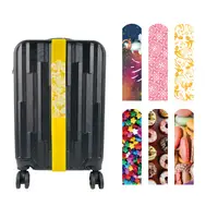 在飛比找樂天市場購物網優惠-第2件半價【圖案顏色自由搭配】可收納式行李帶（1入裝）花朵、
