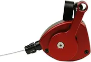 Hellery Thumb Shifter for Bicycle Handlebar Replacement with Installation Tool, Black Red