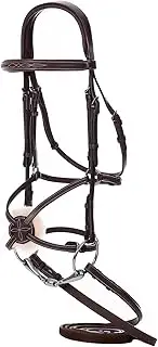 Equinavia Valkyrie Fancy Stitched Padded Figure 8 Bridle with Reins