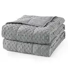 Mr. Sandman Weighted Blanket for Adults Queen, Minky Dots Heavy Blanket for W...