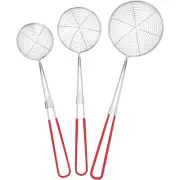 3 Pcs Spider Dipper Skimmer Ladle Stainless Steel Small Colander