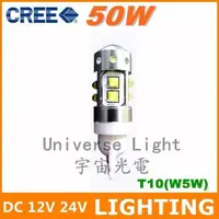 在飛比找蝦皮購物優惠-頂級CREE 50W T10/H1/H3 LED 燈泡 小燈