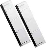 2pcs Monitor Side Clip Monitors Side Memo Board Memo Board for Computer Monitor Computer Memo Boards Adhesive Computer Monitors Memo Message Board Office Screen Small Tools Acrylic