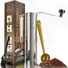 Manual Stainless Steel Coffee Grinder & Coffee Maker Accessories Fine To Coarse