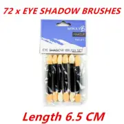 72 x Eye Shadow Makeup Brushes Double-Sided Sponge Applicator Powder Liner Pen