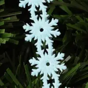 5/8" Wide Die Cut Sky Blue Snowflake Ribbon - 10 Yards (5726301)