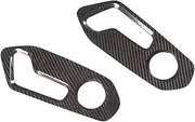 Dry Carbon Fiber Car Seat Adjustment Buttons Panel Switch Decoration Cover Trim Compatible with Lamborghini Urus 2018-2021
