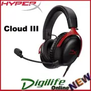 HyperX Cloud III Wired Gaming Headset - Black/RED