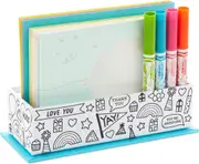 Hallmark Crayola Coloring Cards Assortment, 8 Cards with Envelopes and Markers (Color Your Own Thank You and Blank Cards)