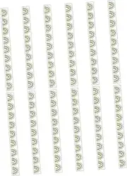 ADOCARN Elegant Blackboard Border Trim Pcs Magnetic Bulletin Board Decorative Borders