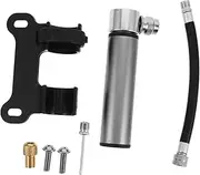 Outanaya 1Set Mini Bike Pump Lightweight Aluminum Alloy Handheld Air Pump for Mountain Road Bikes Quick Inflation for Basketball and Outdoor Cycling Portable Compact Design