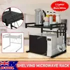Adjustable Metal Oven Microwave Shelf Kitchen Organiser Storage Rack Holder New