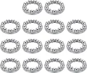 uxcell Bicycle Crank Ball Bearing 1/4Inch (6.35mm) x 9 Balls, 14pcs Replacement Ball Bearings for Bottom Bracket Bearings Bike Wheel Frame Bearing Repair