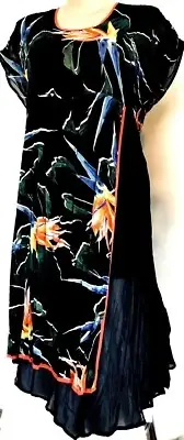 Taking Shape Plus Sz 16 S Tropicana Dress Layered Look NWT Rrp $130