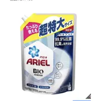 在飛比找蝦皮購物優惠-P&G Ariel 抗菌防臭洗衣精補充包 1260g 包 5