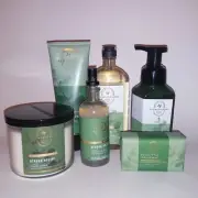 Set of 6 Bath & Body Works Aromatherapy Eucalyptus Spearmint 3 Wick Candle Oil