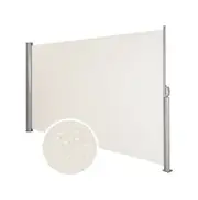 Elora Side Partition Screen Awning Beige 200x300cm Sun Shade Indoor Outdoor