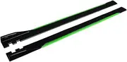 2m Car Side Skirt Splitter Extension Rocker Panels Bumper Compatible for Honda Compatible for Civic Compatible for Accord 9TH 10TH Compatible for Jazz Body Kit(Green)