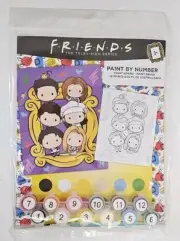 Friends Paint By Number Kit Rachel, Monica, Phoebe, Chandler, Ross & Joey Sealed