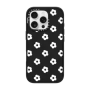 iPhone 16 Pro Impact Case MagSafe Compatible Ditsy Daisies - White