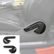 2x Car Seat Backrest Adjustment Button Handle Cover Trim for Ford Mustang 2015+ (for: Ford)