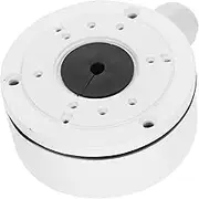 Reusable Camera Hemisphere Wall Mount Bracket Cable Wiring Box with Ample Space for Extension Cord Cover Easy Ceiling Installation and Durable Protection